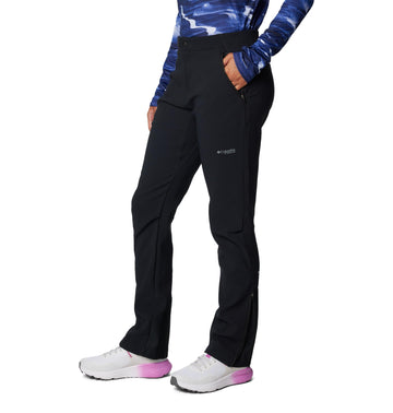 Columbia Vast Canyon pants include gusseted leg openings for comfortable layering and boot fit.