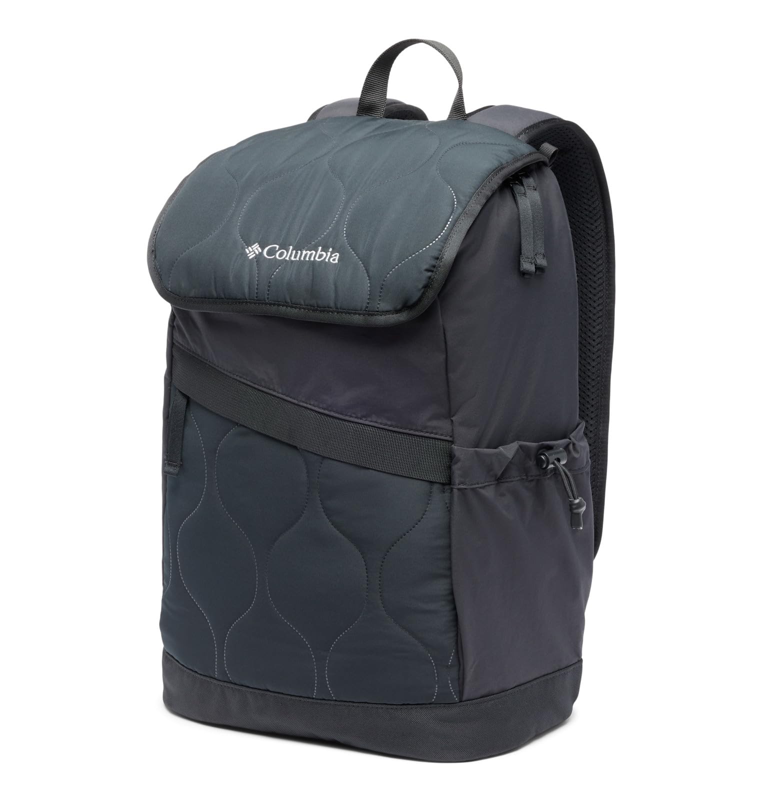 Columbia Wallowa Backpack featuring a padded base for enhanced protection during daily commuting.