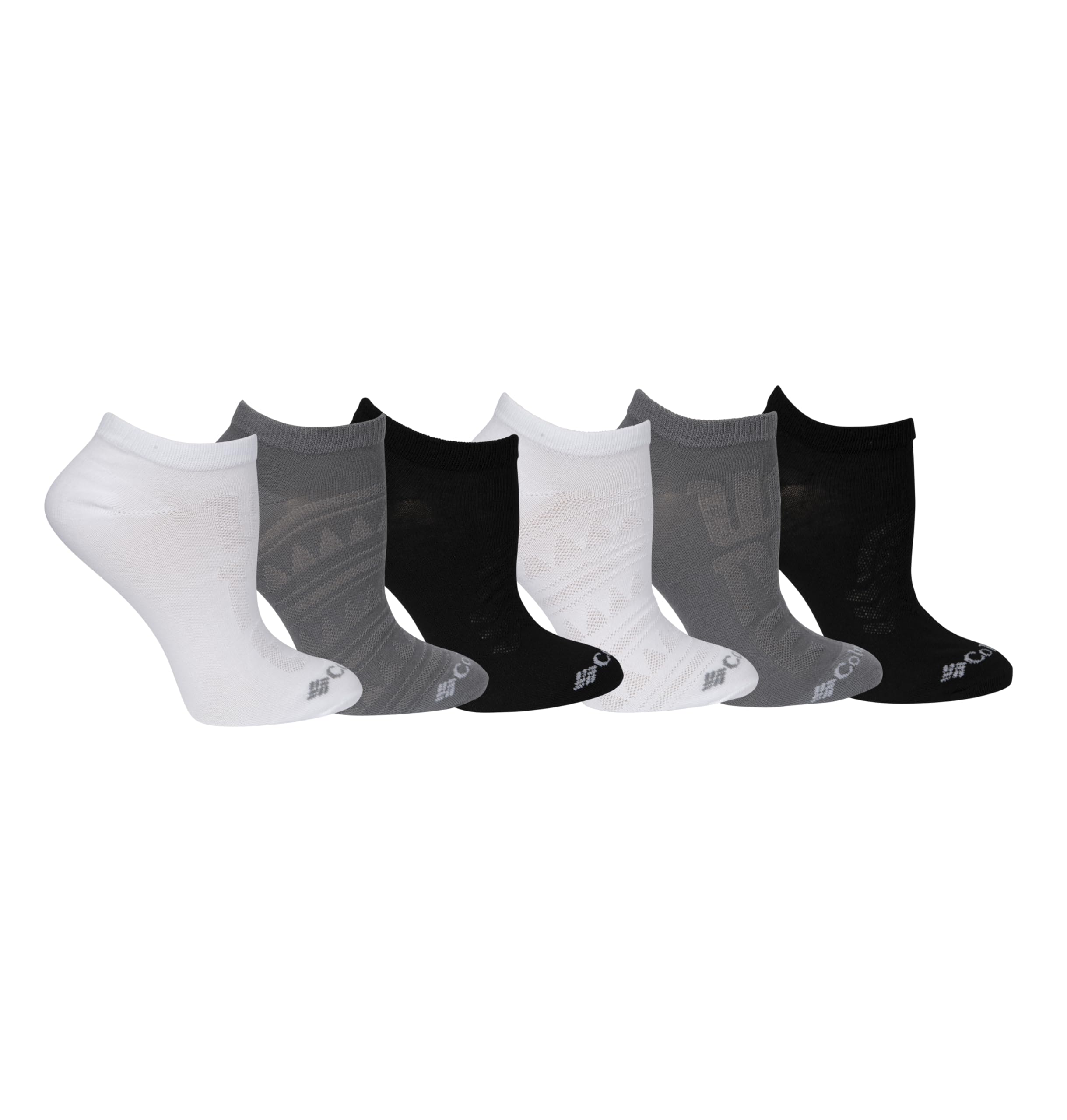 Columbia Wander Pattern no-show socks for all-day comfort with stay-up fit