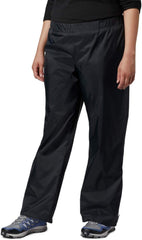 Columbia Waterbrook Ridge II rain pants for women, black, ideal for rainy day adventures
