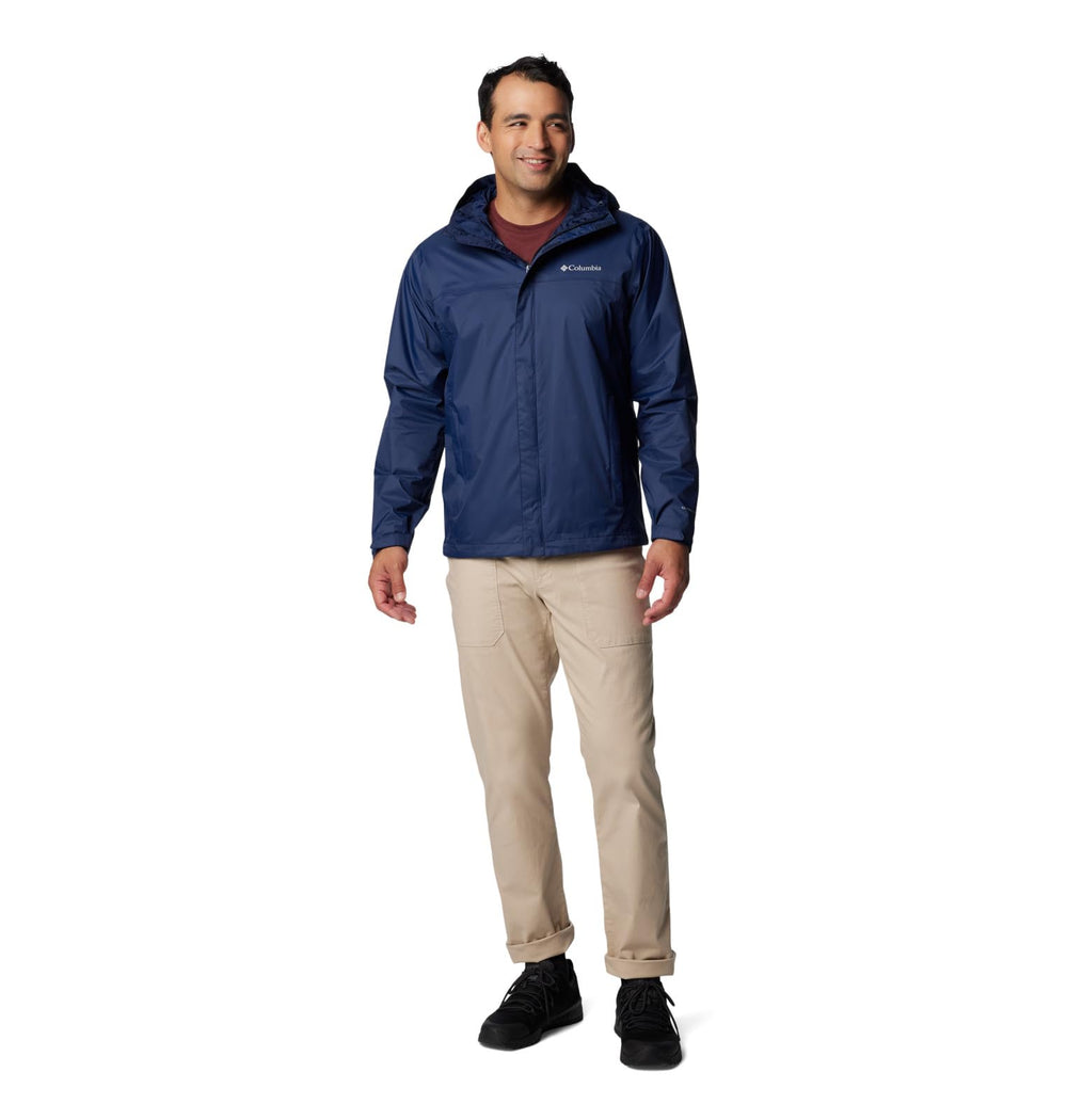 Columbia Watertight II jacket features adjustable cuffs and hem for a snug fit.