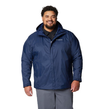 Columbia Watertight II jacket folded compactly into a pocket for travel.