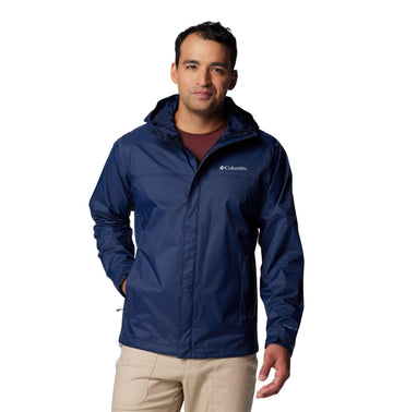 Columbia Watertight II jacket waterproof shell protects you in rainstorms.
