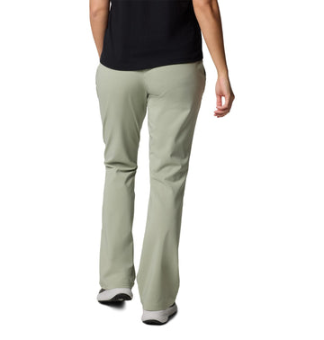 Columbia women's all-seasons bootcut pant Safari - back view showing comfortable waistband and fit.