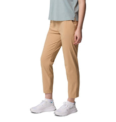 Columbia women's all-seasons slim pull-on pant canoe waistband pocket view for essentials