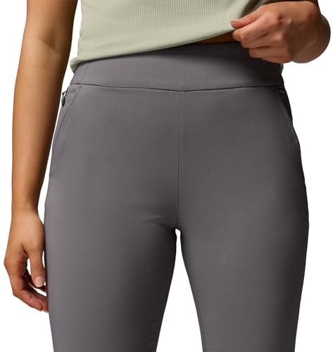 Columbia all seasons slim pull-on pant city grey stretch fabric for daily wear