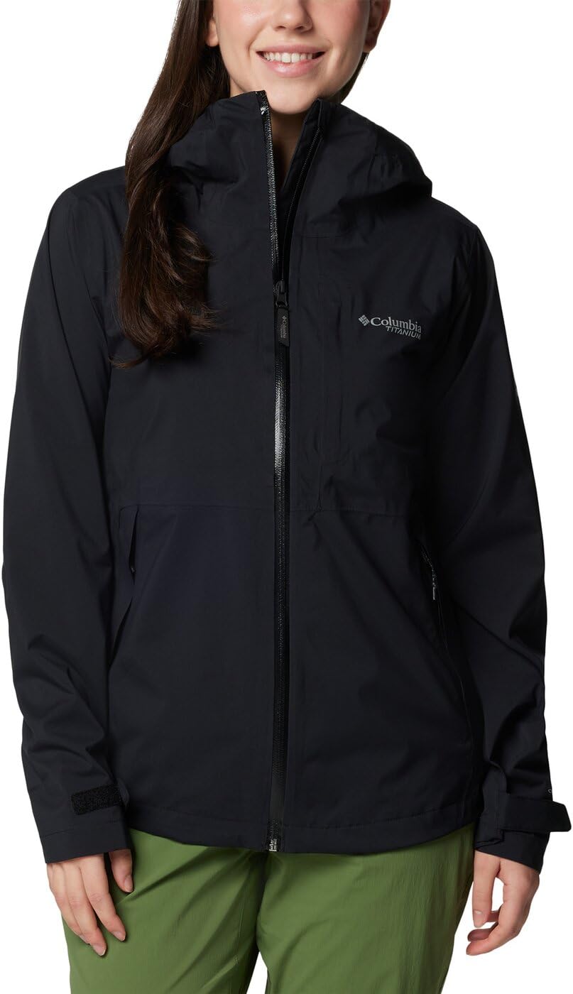 Columbia Ampli-Dry II Shell black XL front view showing waterproof protection