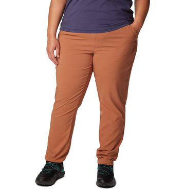 Columbia women's Anytime Slim Pull-On Pant II seam detail for durable everyday wear