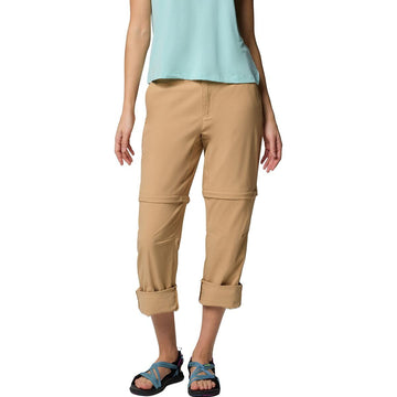 Columbia Leslie Falls snap-adjustable hem for boot compatibility.