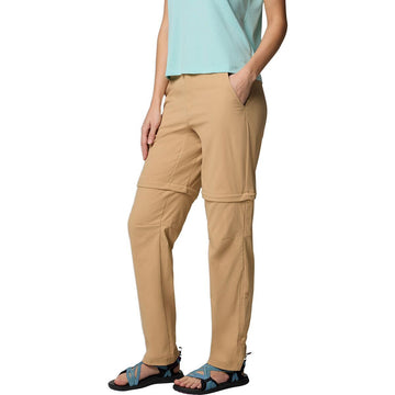 Columbia Leslie Falls waist close-up showing belt loops for adjustable fit.