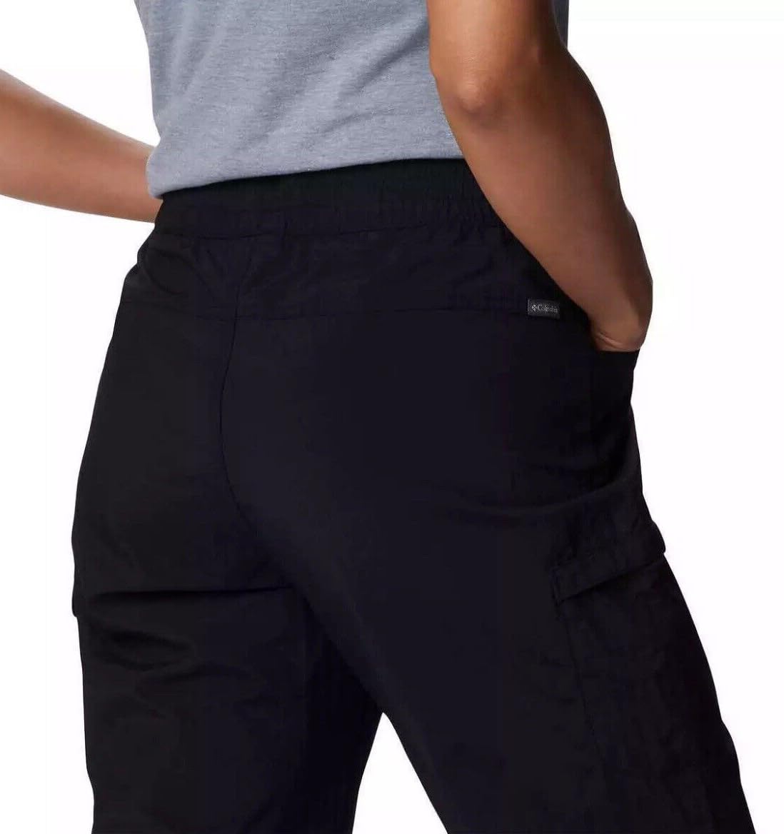 Columbia lightweight nylon moves with you during travel and daily wear.