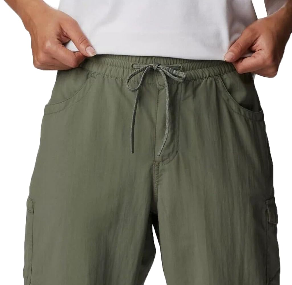 Columbia women's outdoor capri in action showcases relaxed fit and breathability.