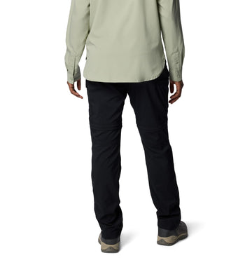 Columbia Women's Silver Ridge Utility Pant quick-dry fabric close-up for active wear.
