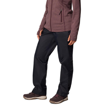 Columbia Storm Surge II rain pant OMNI-TECH close-up highlighting breathable layers