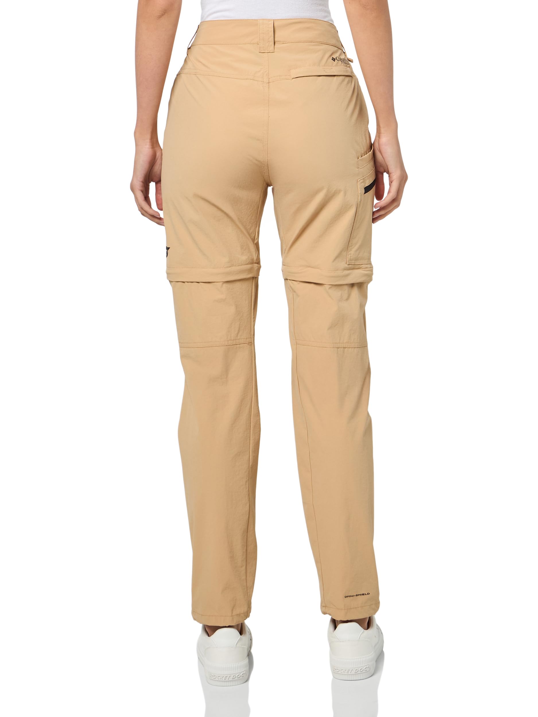 Columbia Women's Summit Valley Convertible Pant II side view with zip-off legs for adaptable coverage