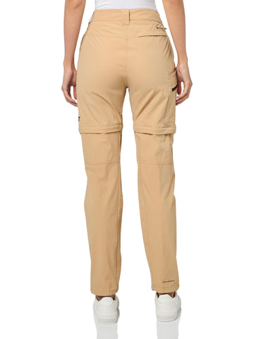 Columbia Women's Summit Valley Convertible Pant II side view with zip-off legs for adaptable coverage