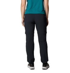 Columbia Summit Valley Convertible Pant zip-off leg demonstrates easy transformation for changing conditions