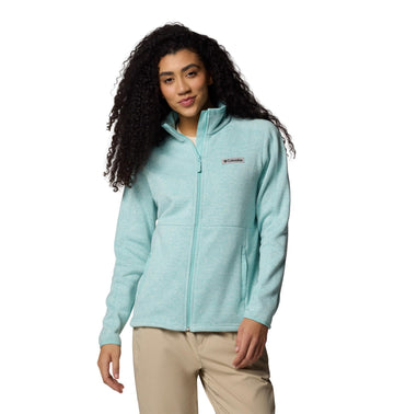 Columbia Women's Sweater Weather Full Zip II front view for versatile cold-weather wear.