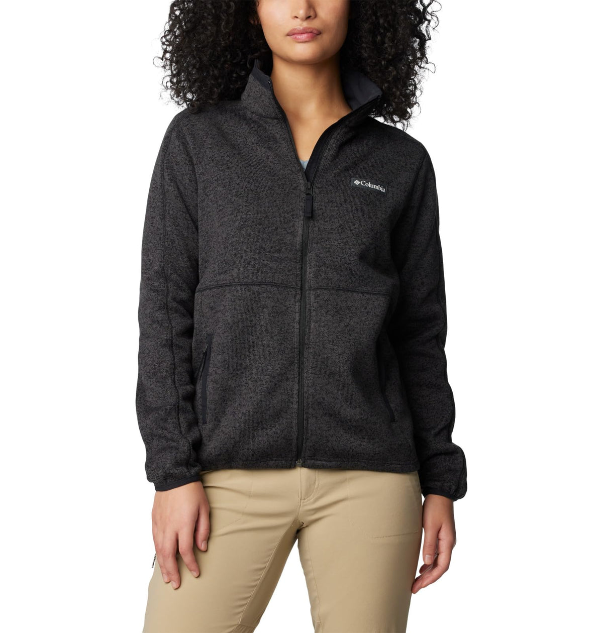 Columbia Women's Sweater Weather II fleece jacket front view, versatile everyday warmth.