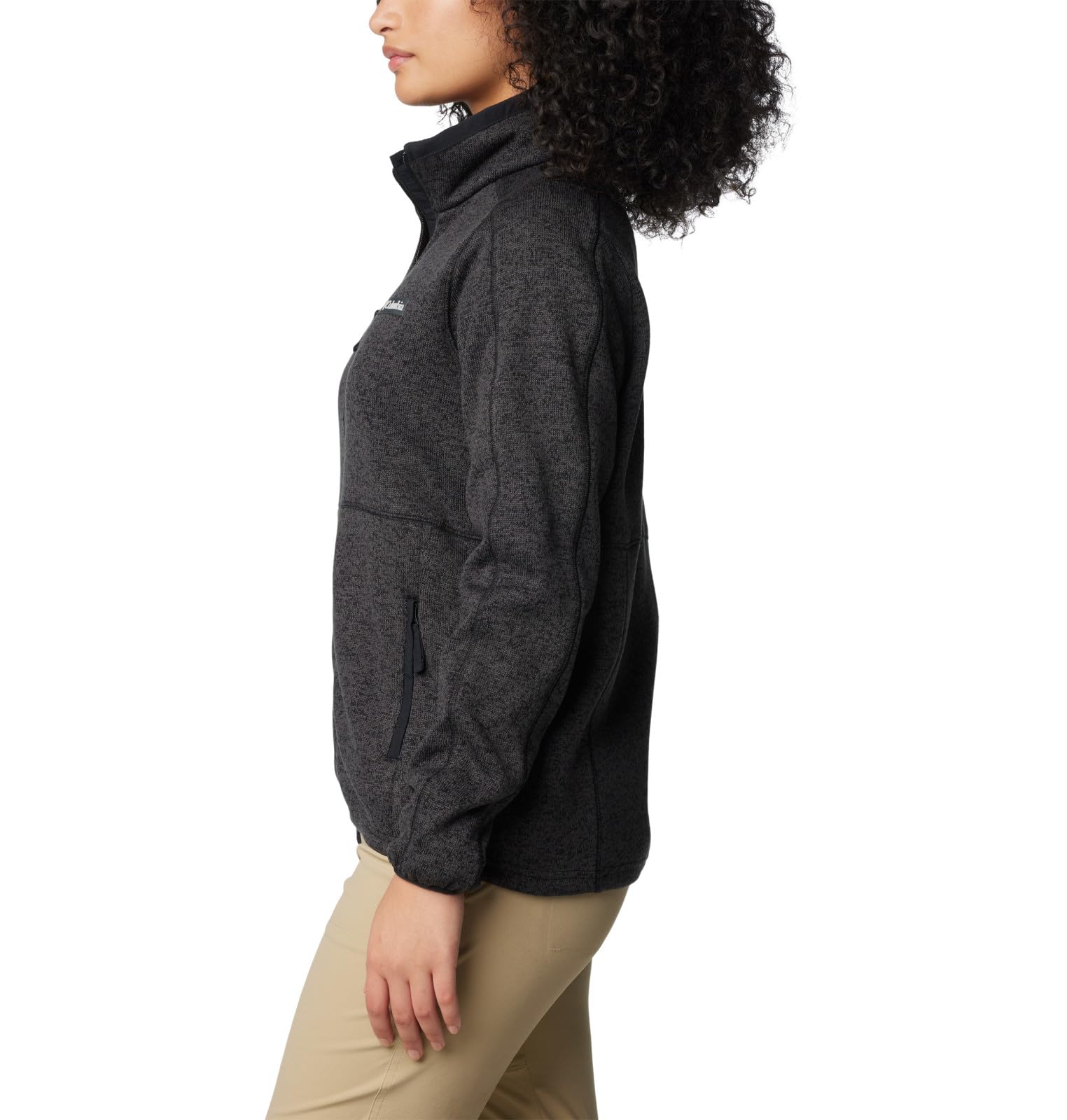 Columbia Women's Sweater Weather II fleece jacket soft fleece texture adds cozy comfort.