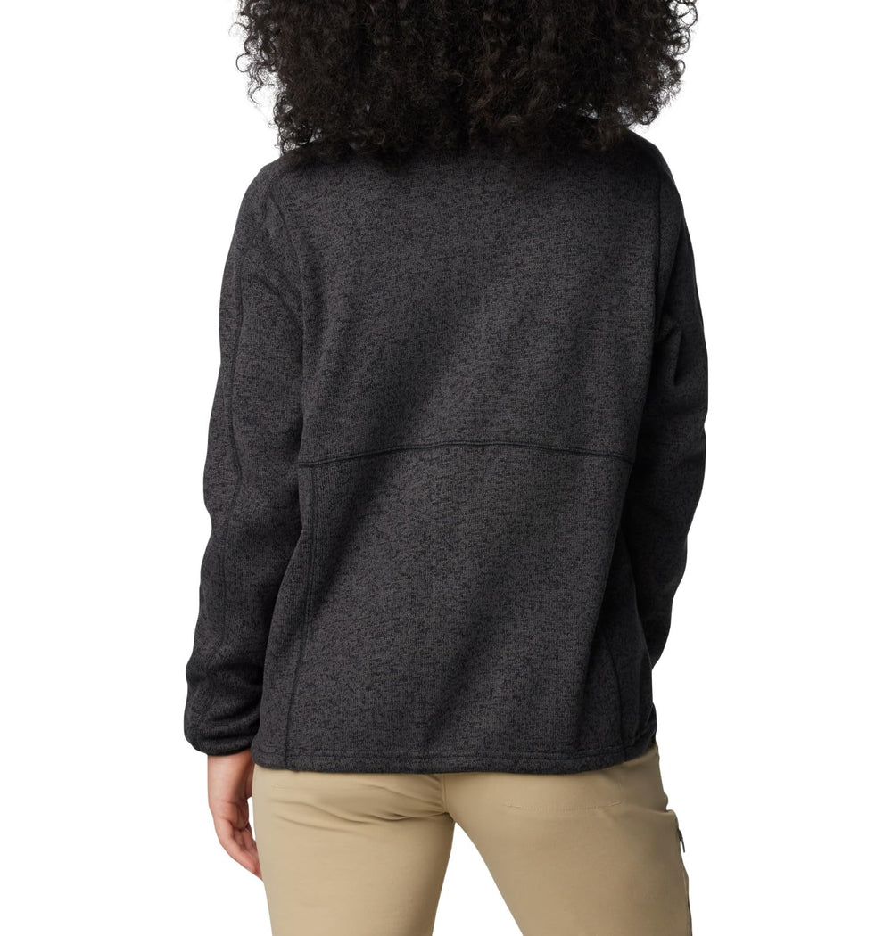 Columbia Women's Sweater Weather II fleece jacket with zippered pockets keeps essentials secure.