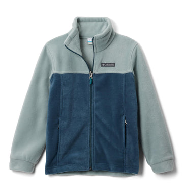 Columbia Youth Steens Mountain II fleece jacket front view for chilly adventures.