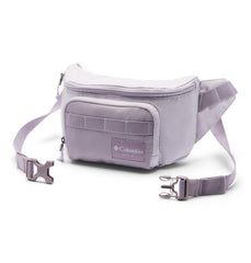 Columbia Zigzag II hip pack front view in Lavender Pearl for hands-free errands.