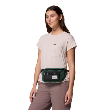 Columbia Zigzag II hip pack rain-forest coated-textile durability for seasons