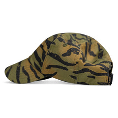 Combat Iron Jungle Camo Hat brim detail with reinforced structure.