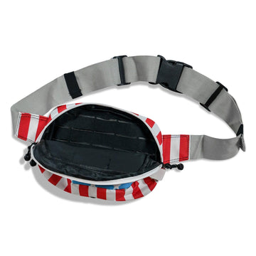 Combat Iron dual-zip pockets organize keys, wallet, and sidearm for easy reach.