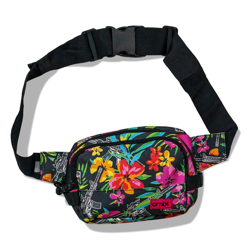 Combat Iron Tactical Men’s Fanny Pack rear zip pocket with MOLLE for modular gear
