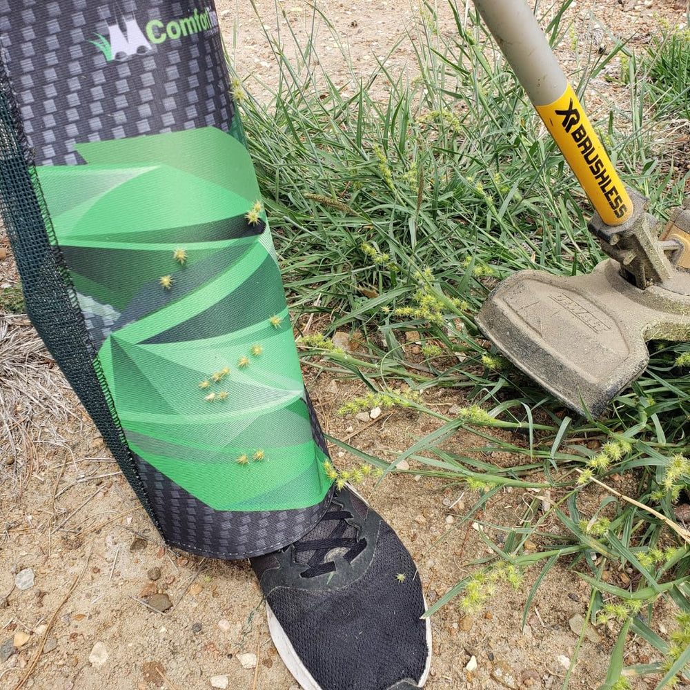 Ventilated backside of ComfortTrim leg guards promoting airflow