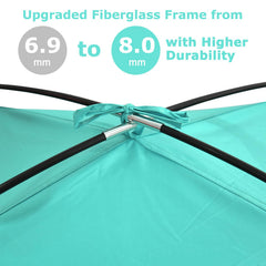 COMMOUDS beach tent stable frame with thick fiberglass poles