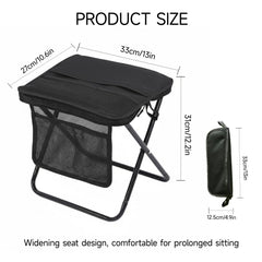 Under-seat storage mesh visible for organized gear during hikes.