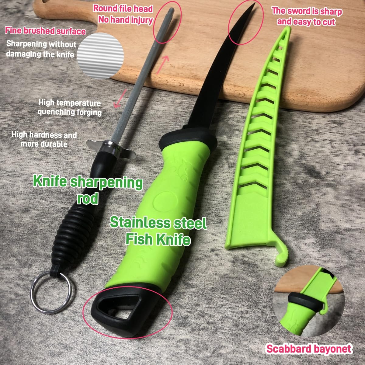 Compact portable green fishing tool kit