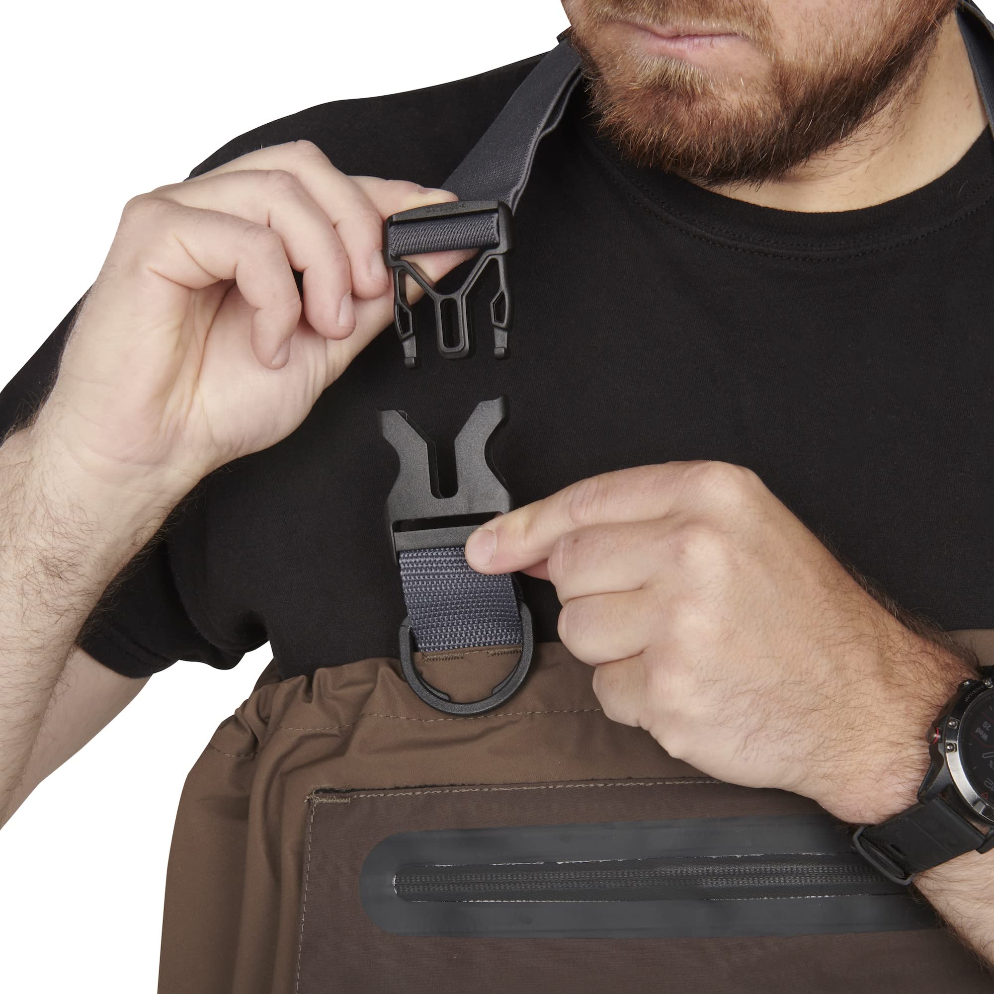 Compass 360 Deadfall 4-layer fabric close-up shows breathable, abrasion-resistant surface