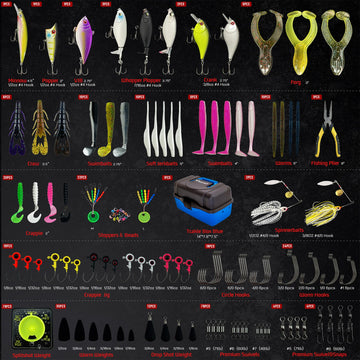 Complete terminal tackle kit with hooks, weights, and accessories
