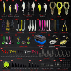Complete terminal tackle kit with hooks, weights, and accessories