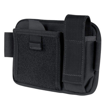 Condor Elite Annex Admin Pouch Black front view for compact organization on the go