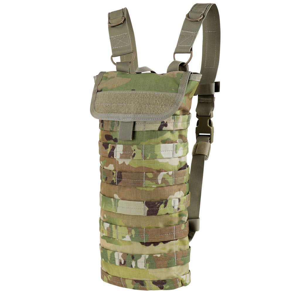 Condor Elite HC-800 hydration carrier Scorpion demonstrates durable construction for rugged outdoor missions.