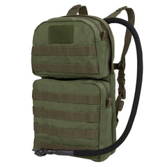 Condor Elite Hydration Carrier front view in Olive DRAB for on-the-go hydration.