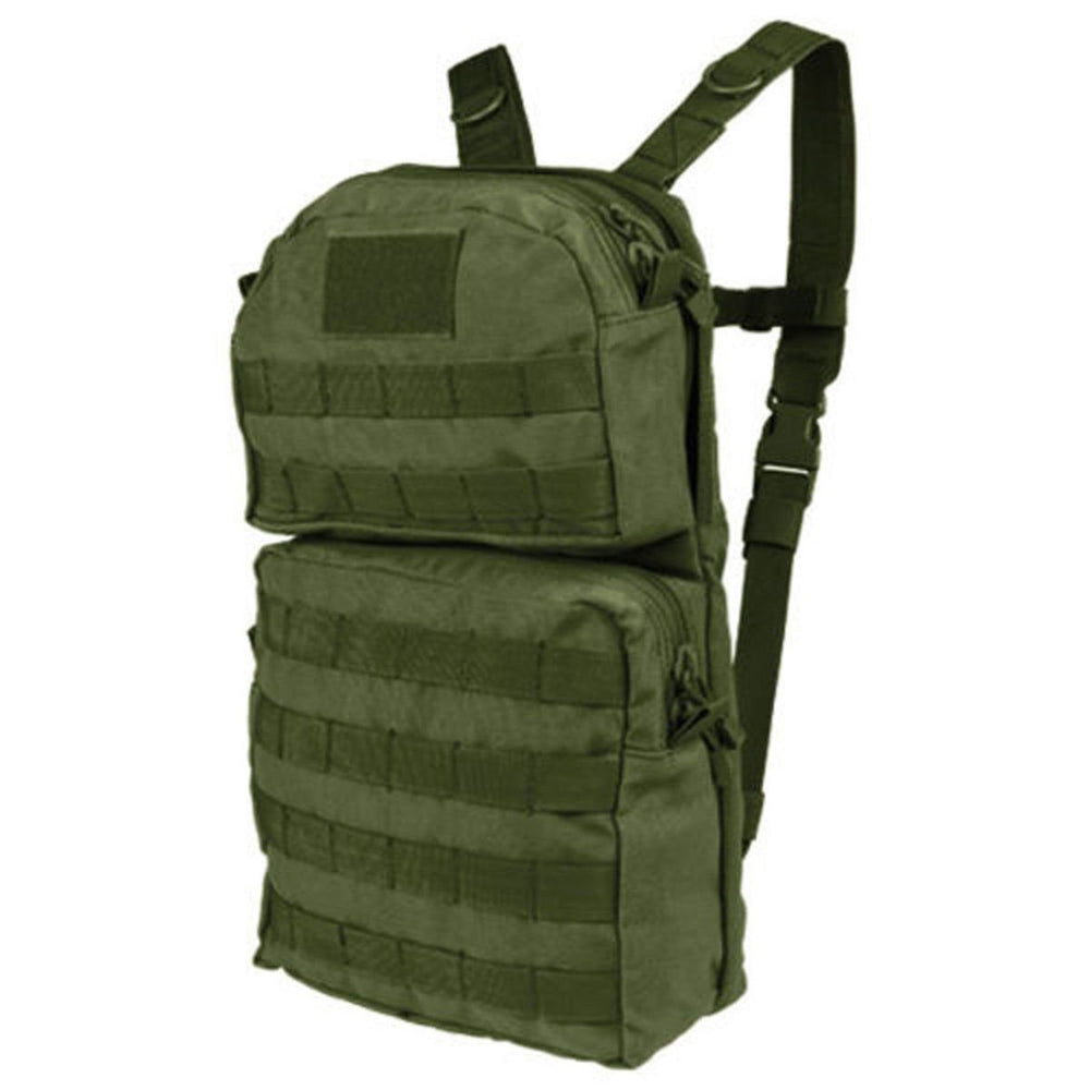 Condor Elite Hydration Carrier side view in Olive DRAB for outdoor fit.