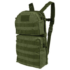 Condor Elite Hydration Carrier side view in Olive DRAB for outdoor fit.