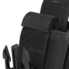 Condor Elite single flashbang pouch black side view highlights low-profile silhouette