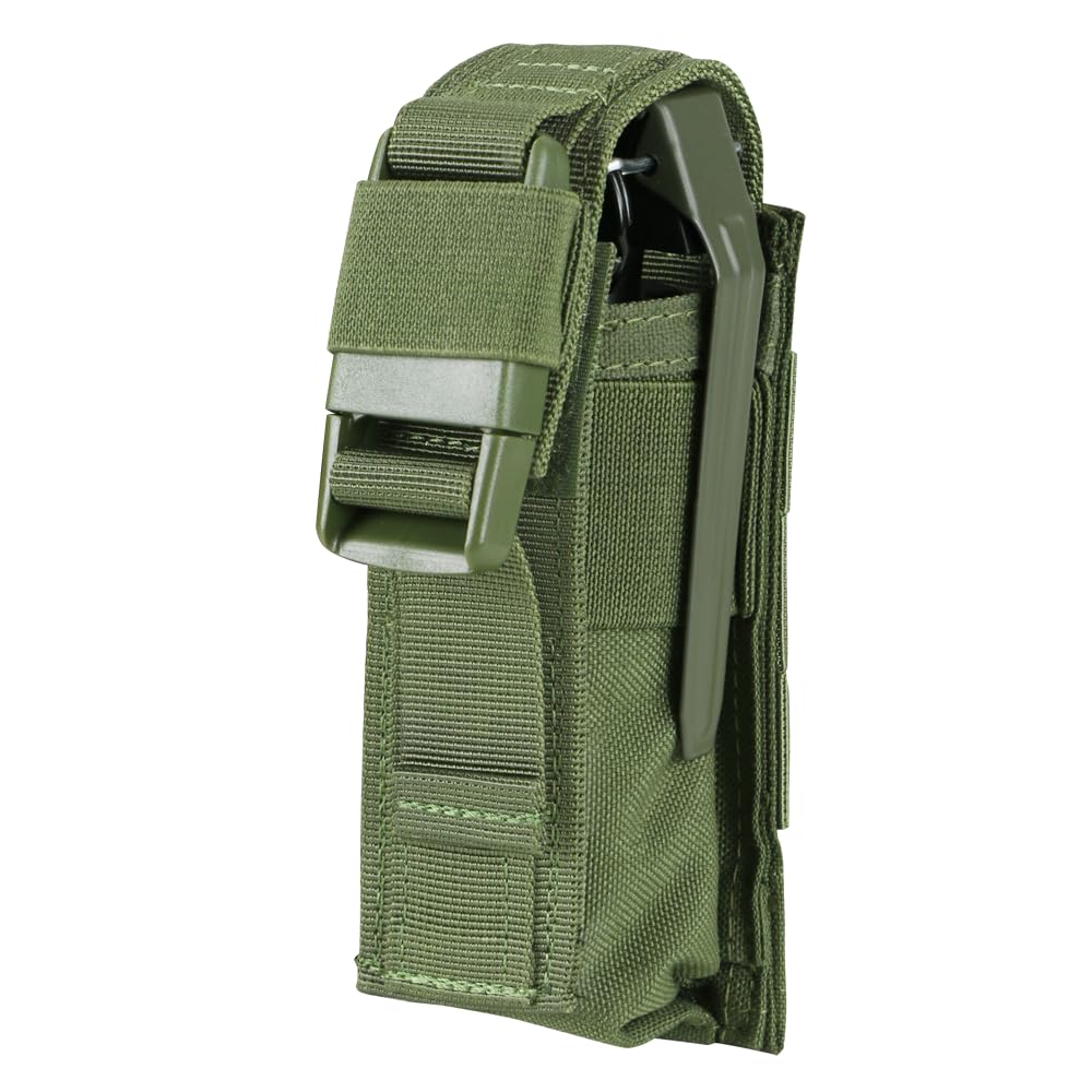 Condor Elite flashbang pouch in olive drab for secure, rapid access