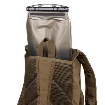 Condor fuel hydration carrier strap detail showcases secure attachment points