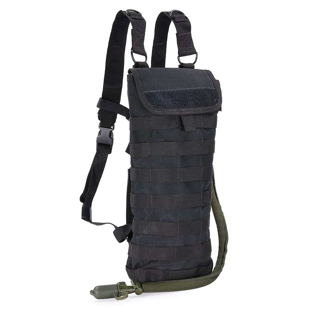 Condor hydration bladder carrier black with ambidextrous webbing for versatile outdoor mounting