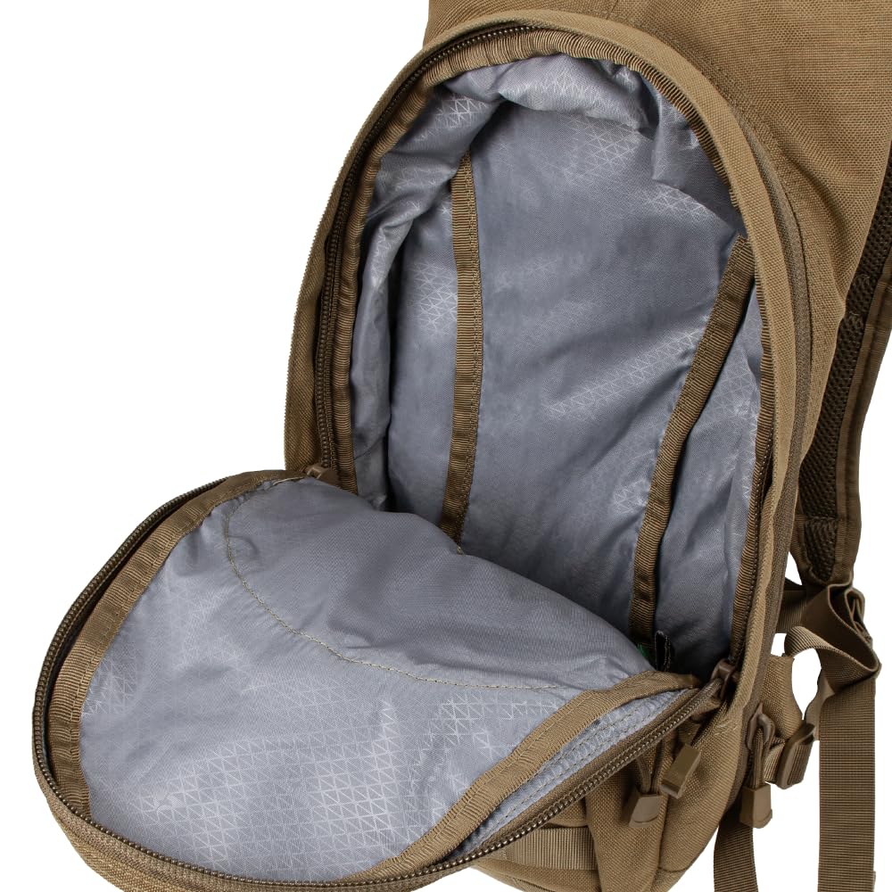 Condor hydration pack compact dimensions suit cycling, snowboarding, and hiking.