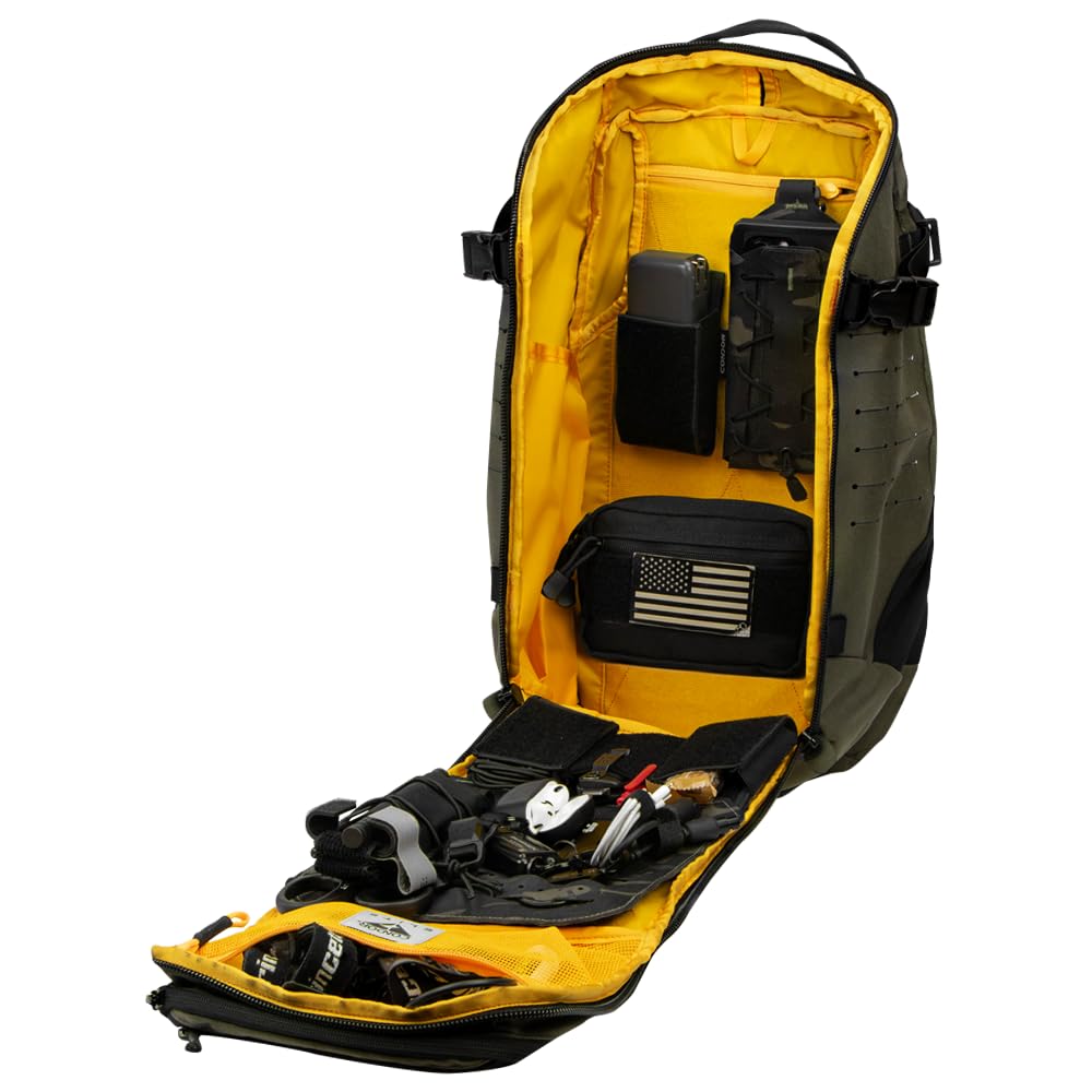 Condor Nomad Backpack 25L padded shoulder straps for comfort
