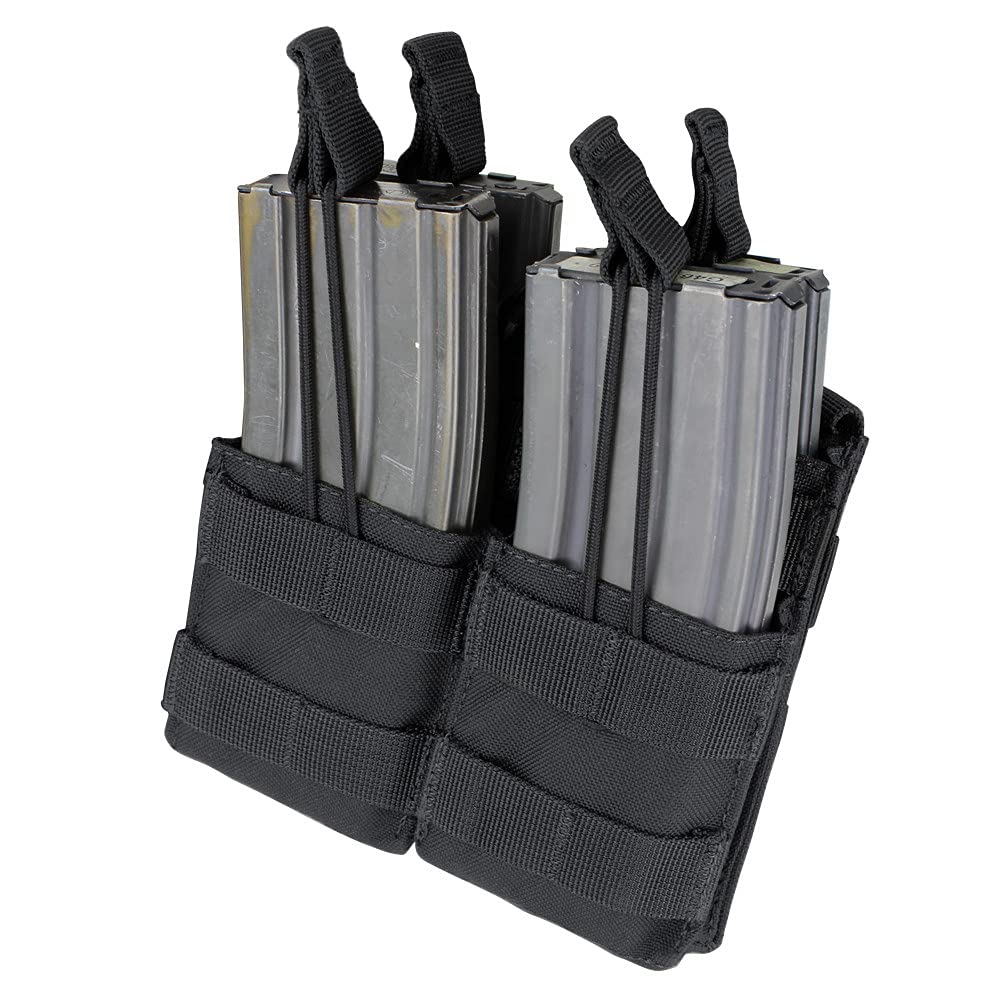 Condor Outdoor Double Stacker M4 Mag Pouch in-use shot keeps reloads within reach.